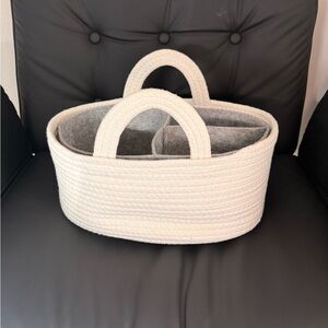 Coiled Rope Diaper Caddy